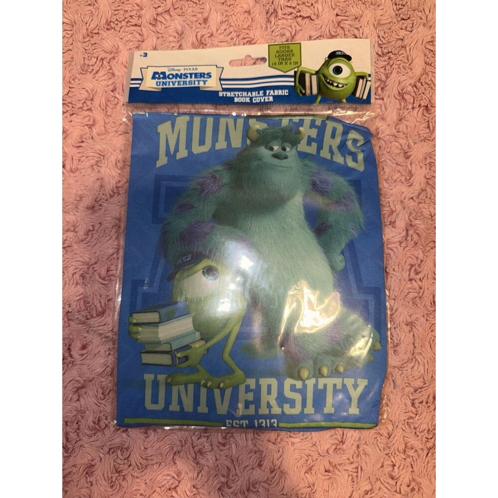 Disney Pixar Monsters University MU Sulley Mike Wazowski Book Cover Brand New